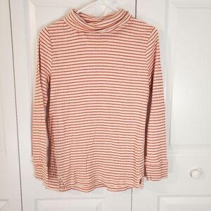 Talbots 100% Cotton Long Sleeve Striped Shirt Women's Size Large